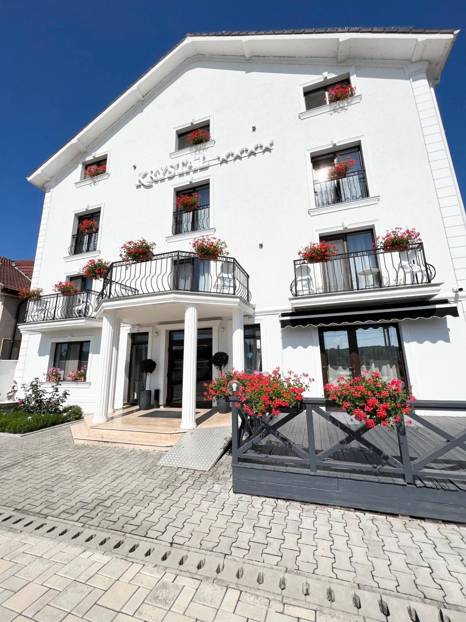 Krystal Boutique Mansion Hotel Hunedoara Buitenkant foto
